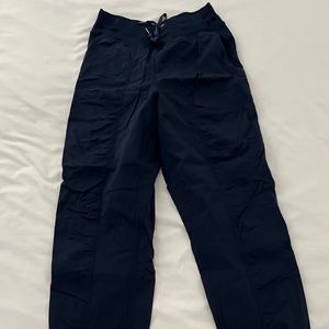 Lululemon Cuffed Navy Blue joggers